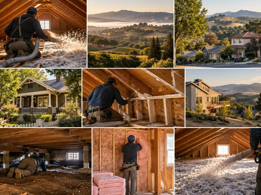 Attic Air Sealing & Insulation in Santa Rosa, CA